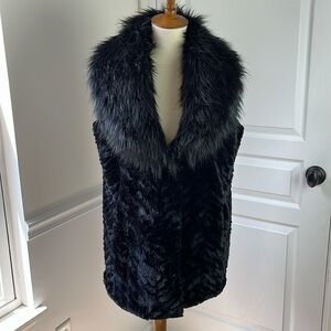 Adrienne Landau Faux Fur Vest